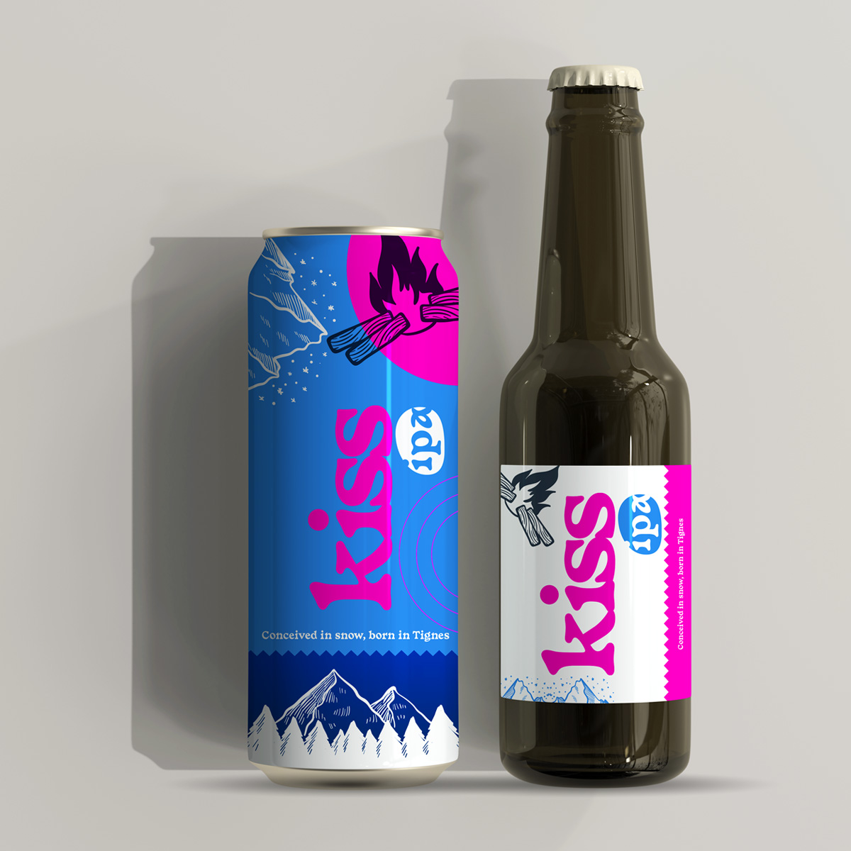 Kiss ipa beer